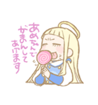 ぱっつん天使さん（個別スタンプ：5）