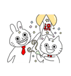 キモうさ＆キモねこ④（個別スタンプ：8）