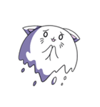 Cat Ghost Sticker（個別スタンプ：4）