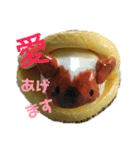 どら焼きモルモットのひなた（個別スタンプ：8）