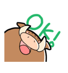はっぴーいのしし（個別スタンプ：6）