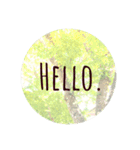 Natural message（個別スタンプ：3）