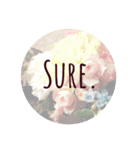 Natural message（個別スタンプ：6）