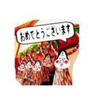 ホリグチさんの日常（個別スタンプ：3）