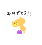 くまくまさん。（個別スタンプ：16）