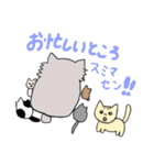 人情味あふれる猫さんのひと言…敬語編（個別スタンプ：16）