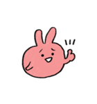 見下すうさぎ（個別スタンプ：1）