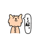 なおき+いぬ（個別スタンプ：5）