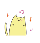 ひげのない猫 かため（個別スタンプ：28）