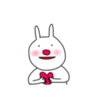 鼻が大きいウサギ（個別スタンプ：1）