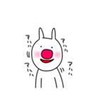 鼻が大きいウサギ（個別スタンプ：5）