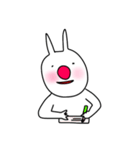 鼻が大きいウサギ（個別スタンプ：19）