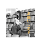 モノクロわかなすたんぷ（個別スタンプ：6）