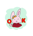 うさぎのみこちゃん（個別スタンプ：3）