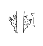 やさしいうさぎとねこ（個別スタンプ：10）