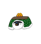 ざわざわ子ペンギンと仲間たち（冬）（個別スタンプ：5）