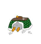 ざわざわ子ペンギンと仲間たち（冬）（個別スタンプ：7）