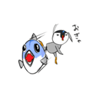 ざわざわ子ペンギンと仲間たち（冬）（個別スタンプ：18）