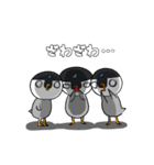 ざわざわ子ペンギンと仲間たち（冬）（個別スタンプ：40）
