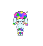 レインボーアフロのワンダフルちゃん（個別スタンプ：16）