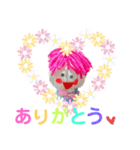 マシュマロちゃんの『あいさつ～冬編』（個別スタンプ：4）