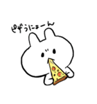食い意地うさぎ（個別スタンプ：3）