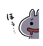 食い意地うさぎ（個別スタンプ：4）