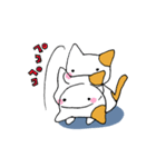 ねこが理由で遅れます。（個別スタンプ：4）
