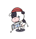 淡路島牛乳オリジナルスタンプ②（個別スタンプ：38）