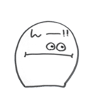 しろくろぐねぐね（個別スタンプ：14）