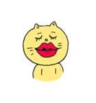 bun6un表情豊かな黄色い猫（個別スタンプ：12）