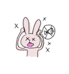 きもいうさぎとひよこ（個別スタンプ：6）