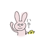きもいうさぎとひよこ（個別スタンプ：12）