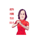 気質美しいクイーン教師と犬（個別スタンプ：2）
