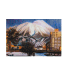 きょうじ獏の色鉛筆画（山）（個別スタンプ：3）