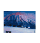 きょうじ獏の色鉛筆画（山）（個別スタンプ：5）