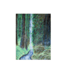 きょうじ獏の色鉛筆画（山）（個別スタンプ：27）