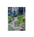 きょうじ獏の色鉛筆画（山）（個別スタンプ：28）