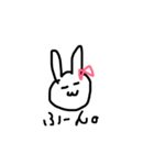 しゃべるうさぎ。（個別スタンプ：8）