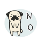 パグのチョコさん♪（個別スタンプ：4）