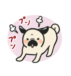 パグのチョコさん♪（個別スタンプ：17）