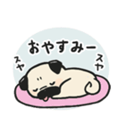 パグのチョコさん♪（個別スタンプ：21）