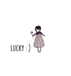 女の子ときのこ（個別スタンプ：5）
