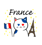フランス、パリのネコ（個別スタンプ：39）