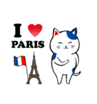 フランス、パリのネコ（個別スタンプ：40）