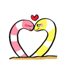 チンアナゴ家族（個別スタンプ：6）