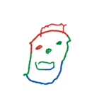 3歳児の絵（個別スタンプ：1）
