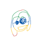 3歳児の絵（個別スタンプ：2）