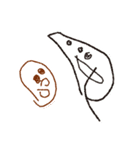 3歳児の絵（個別スタンプ：3）