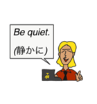 不正おじさんの英会話（個別スタンプ：13）